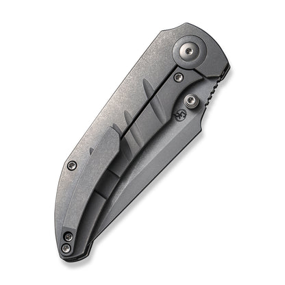 WE Knife Co., Ltd™ Riff-Raff Frame Lock 22020B-3 Gray 6AL4V Titanium CPM-20CV Stainless Steel Pocket Knife