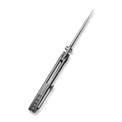 WE Knife Co., Ltd™ Riff-Raff Frame Lock 22020B-3 Gray 6AL4V Titanium CPM-20CV Stainless Steel Pocket Knife