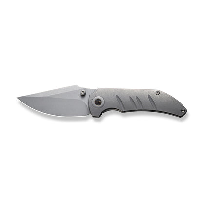 WE Knife Co., Ltd™ Riff-Raff Frame Lock 22020B-3 Gray 6AL4V Titanium CPM-20CV Stainless Steel Pocket Knife