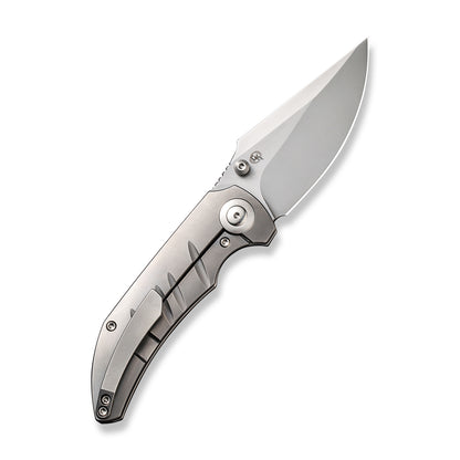 WE Knife Co., Ltd™ Riff-Raff Frame Lock 22020B-4 Bead Blasted 6AL4V Titanium CPM-20CV Stainless Steel Pocket Knife
