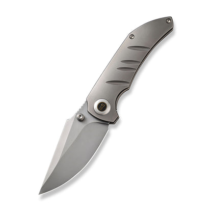 WE Knife Co., Ltd™ Riff-Raff Frame Lock 22020B-4 Bead Blasted 6AL4V Titanium CPM-20CV Stainless Steel Pocket Knife