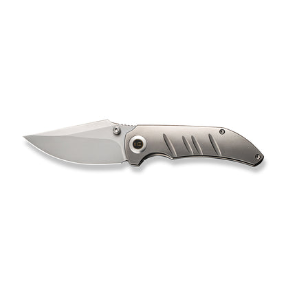 WE Knife Co., Ltd™ Riff-Raff Frame Lock 22020B-4 Bead Blasted 6AL4V Titanium CPM-20CV Stainless Steel Pocket Knife