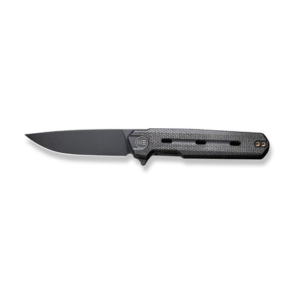 WE Knife Co., Ltd™ Navo Liner Lock 22026-1 Black Canvas Micarta CPM-20CV Stainless Steel Pocket Knife