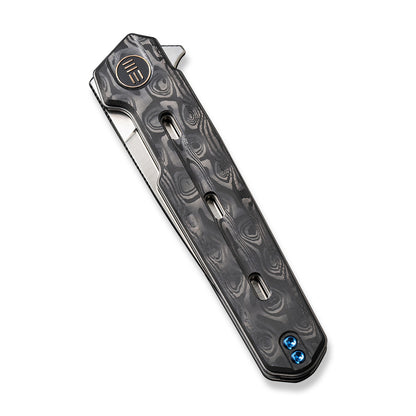 WE Knife Co., Ltd™ Navo Liner Lock 22026-2 Black Rose Carbon Fiber CPM-20CV Stainless Steel Pocket Knife