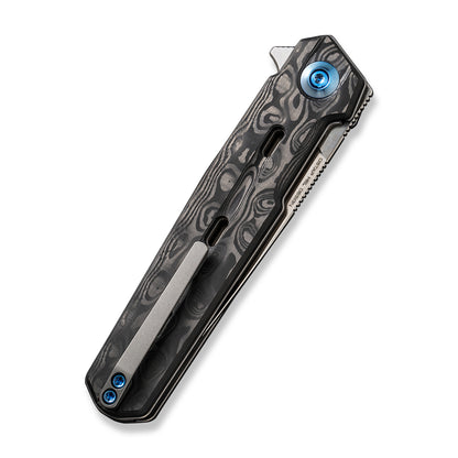 WE Knife Co., Ltd™ Navo Liner Lock 22026-2 Black Rose Carbon Fiber CPM-20CV Stainless Steel Pocket Knife