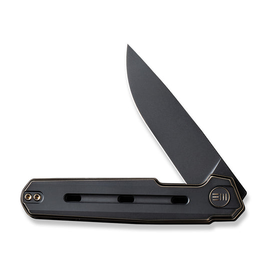 WE Knife Co., Ltd™ Navo Liner Lock 22026-3 Black & Bronze 6AL4V Titanium CPM 20CV Stainless Steel Pocket Knife