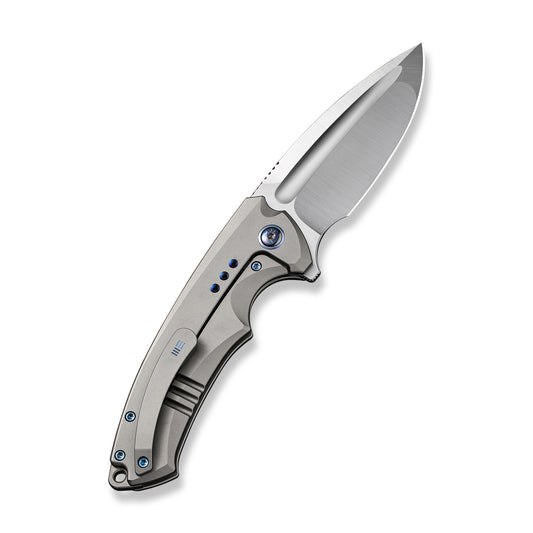 WE Knife Co., Ltd™ Nexusia Frame Lock WE22044-2 Gray Titanium CPM-20CV Stainless Steel Pocket Knife