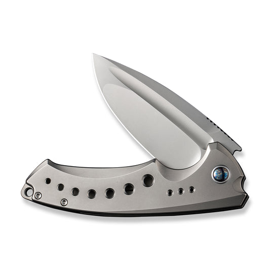 WE Knife Co., Ltd™ Nexusia Frame Lock WE22044-4 Gray Titanium CPM-20CV Stainless Steel Pocket Knife