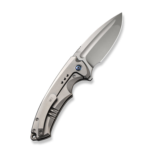 WE Knife Co., Ltd™ Nexusia Frame Lock WE22044-4 Gray Titanium CPM-20CV Stainless Steel Pocket Knife