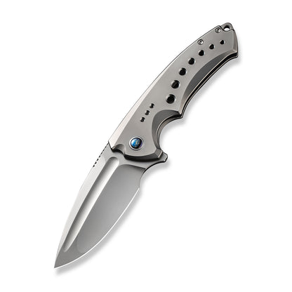 WE Knife Co., Ltd™ Nexusia Frame Lock WE22044-4 Gray Titanium CPM-20CV Stainless Steel Pocket Knife