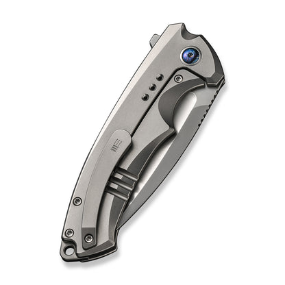 WE Knife Co., Ltd™ Nexusia Frame Lock WE22044-4 Gray Titanium CPM-20CV Stainless Steel Pocket Knife