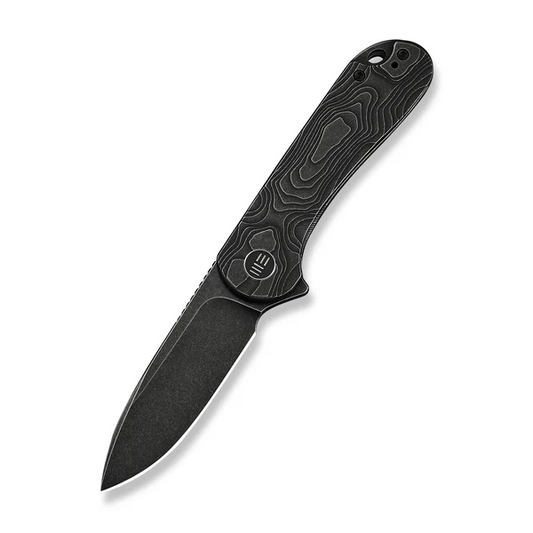 WE Knife Co., Ltd™ Elementum Frame Lock WE18062XA-1 Black Anodized 6AL4V Titanium CPM MagnaCut Stainless Steel Pocket Knife