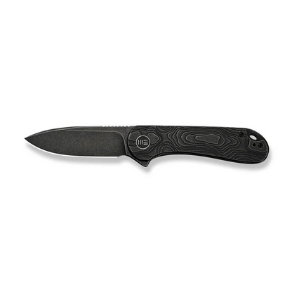 WE Knife Co., Ltd™ Elementum Frame Lock WE18062XA-1 Black Anodized 6AL4V Titanium CPM MagnaCut Stainless Steel Pocket Knife