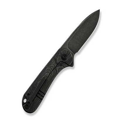 WE Knife Co., Ltd™ Elementum Frame Lock WE18062XA-1 Black Anodized 6AL4V Titanium CPM MagnaCut Stainless Steel Pocket Knife