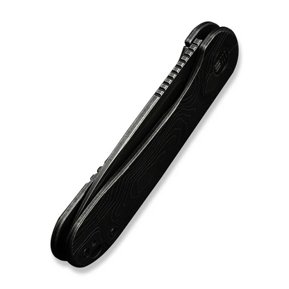 WE Knife Co., Ltd™ Elementum Frame Lock WE18062XA-1 Black Anodized 6AL4V Titanium CPM MagnaCut Stainless Steel Pocket Knife