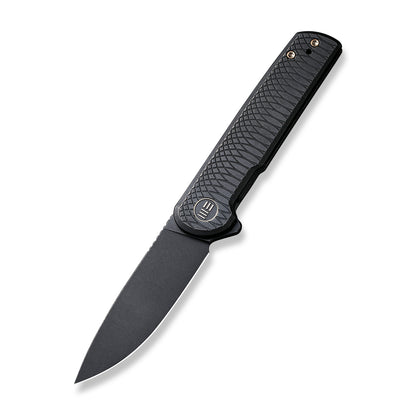WE Knife Co., Ltd™ Charith Frame Lock WE20056-1 Black 6AL4V Titanium CPM 20CV Stainless Steel Pocket Knife
