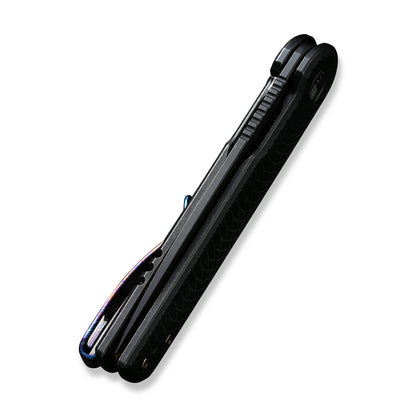 WE Knife Co., Ltd™ Charith Frame Lock WE20056-1 Black 6AL4V Titanium CPM 20CV Stainless Steel Pocket Knife