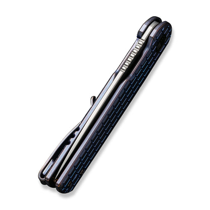 WE Knife Co., Ltd™ Charith Frame Lock WE20056B-1 Blue 6AL4V Titanium CPM 20CV Stainless Steel Pocket Knife