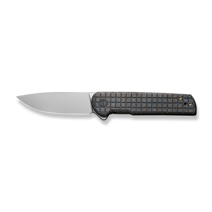WE Knife Co., Ltd™ Charith Frame Lock WE20056B-2 Tiger Stripe Flamed 6AL4V Titanium CPM 20CV Stainless Steel Pocket Knife