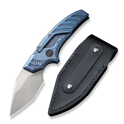WE Knife Co., Ltd™ Typhoeus Push Dagger 21036B-3 Blue Titanium CPM 20CV Stainless Steel Knife