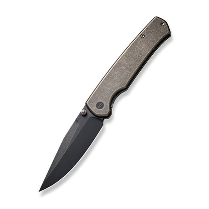 WE Knife Co., Ltd™ Evoke Frame Lock WE21046-2 Bronze 6al4v Titanium CPM 20CV Stainless Steel Pocket Knife