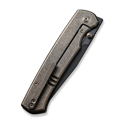 WE Knife Co., Ltd™ Evoke Frame Lock WE21046-2 Bronze 6al4v Titanium CPM 20CV Stainless Steel Pocket Knife