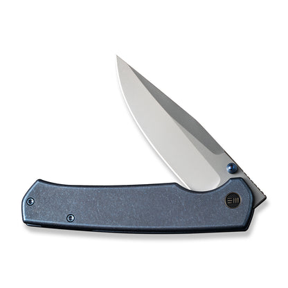 WE Knife Co., Ltd™ Evoke Frame Lock WE21046-3 Blue 6al4v Titanium CPM 20CV Stainless Steel Pocket Knife