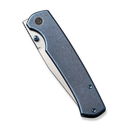 WE Knife Co., Ltd™ Evoke Frame Lock WE21046-3 Blue 6al4v Titanium CPM 20CV Stainless Steel Pocket Knife