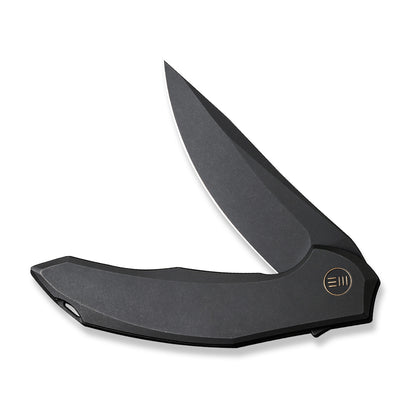 WE Knife Co., Ltd™ Merata Frame Lock WE22008A-1 Black Titanium CPM 20CV Stainless Steel Pocket Knife