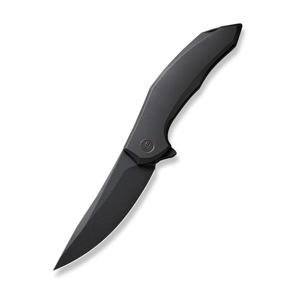 WE Knife Co., Ltd™ Merata Frame Lock WE22008A-1 Black Titanium CPM 20CV Stainless Steel Pocket Knife