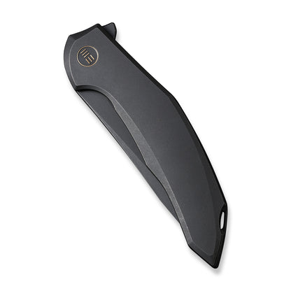 WE Knife Co., Ltd™ Merata Frame Lock WE22008A-1 Black Titanium CPM 20CV Stainless Steel Pocket Knife