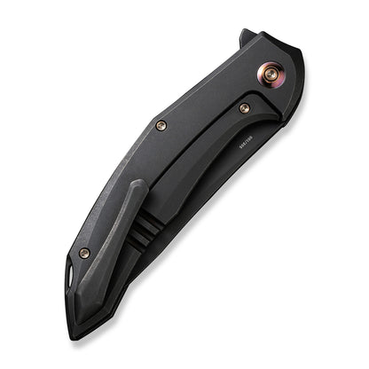 WE Knife Co., Ltd™ Merata Frame Lock WE22008A-1 Black Titanium CPM 20CV Stainless Steel Pocket Knife