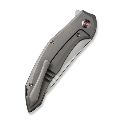 WE Knife Co., Ltd™ Merata Frame Lock WE22008A-2 Gray Titanium CPM 20CV Stainless Steel Pocket Knife