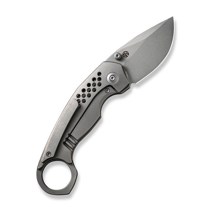 WE Knife Co., Ltd™ Envisage Frame Lock WE22013-1 Gray Titanium CPM 20CV Stainless Steel Pocket Knife