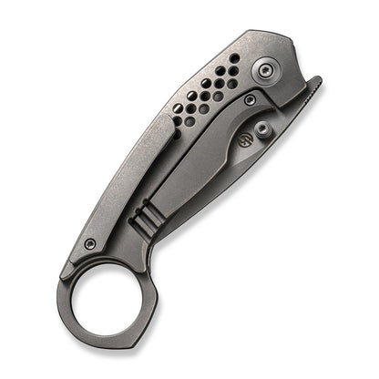 WE Knife Co., Ltd™ Envisage Frame Lock WE22013-1 Gray Titanium CPM 20CV Stainless Steel Pocket Knife