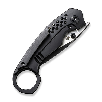 WE Knife Co., Ltd™ Envisage Frame Lock WE22013-2 Black Titanium CPM 20CV Stainless Steel Pocket Knife