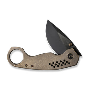 WE Knife Co., Ltd™ Envisage Frame Lock WE22013-3 Bronze Titanium CPM 20CV Stainless Steel Pocket Knife