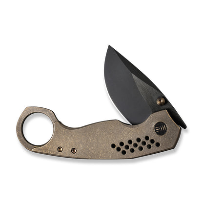 WE Knife Co., Ltd™ Envisage Frame Lock WE22013-3 Bronze Titanium CPM 20CV Stainless Steel Pocket Knife