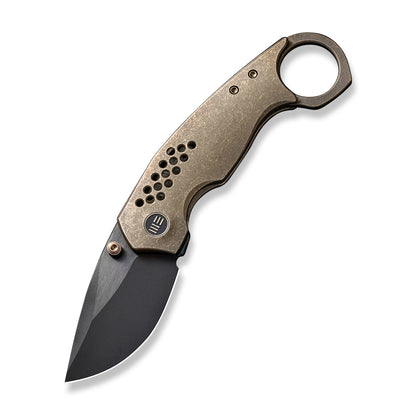 WE Knife Co., Ltd™ Envisage Frame Lock WE22013-3 Bronze Titanium CPM 20CV Stainless Steel Pocket Knife