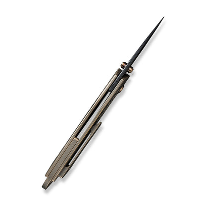WE Knife Co., Ltd™ Envisage Frame Lock WE22013-3 Bronze Titanium CPM 20CV Stainless Steel Pocket Knife