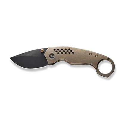 WE Knife Co., Ltd™ Envisage Frame Lock WE22013-3 Bronze Titanium CPM 20CV Stainless Steel Pocket Knife