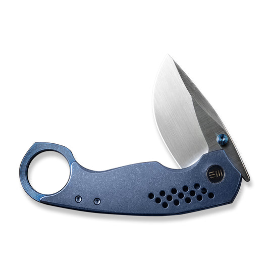 WE Knife Co., Ltd™ Envisage Frame Lock WE22013-4 Blue Titanium CPM 20CV Stainless Steel Pocket Knife