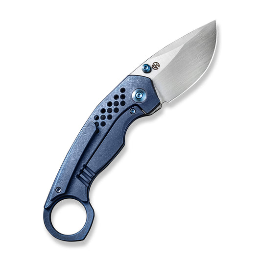 WE Knife Co., Ltd™ Envisage Frame Lock WE22013-4 Blue Titanium CPM 20CV Stainless Steel Pocket Knife