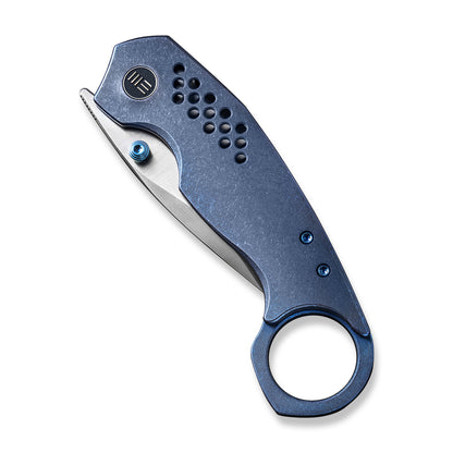 WE Knife Co., Ltd™ Envisage Frame Lock WE22013-4 Blue Titanium CPM 20CV Stainless Steel Pocket Knife