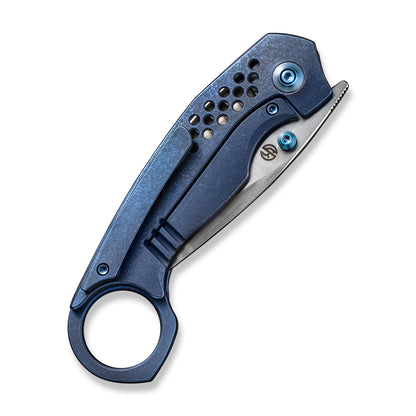 WE Knife Co., Ltd™ Envisage Frame Lock WE22013-4 Blue Titanium CPM 20CV Stainless Steel Pocket Knife