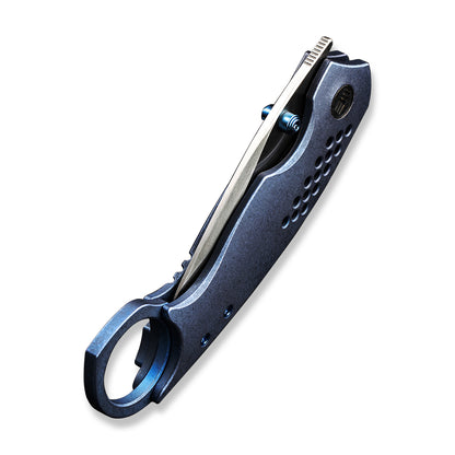WE Knife Co., Ltd™ Envisage Frame Lock WE22013-4 Blue Titanium CPM 20CV Stainless Steel Pocket Knife