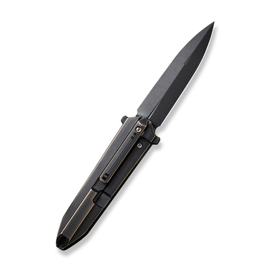 WE Knife Co., Ltd™ Diatomic Frame Lock WE22032-1 Bronze/Black Titanium CPM 20CV Stainless Steel Pocket Knife