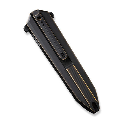 WE Knife Co., Ltd™ Diatomic Frame Lock WE22032-1 Bronze/Black Titanium CPM 20CV Stainless Steel Pocket Knife