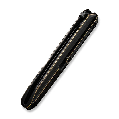WE Knife Co., Ltd™ Diatomic Frame Lock WE22032-1 Bronze/Black Titanium CPM 20CV Stainless Steel Pocket Knife