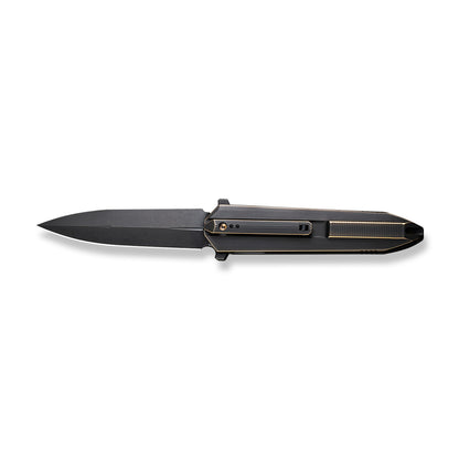 WE Knife Co., Ltd™ Diatomic Frame Lock WE22032-1 Bronze/Black Titanium CPM 20CV Stainless Steel Pocket Knife